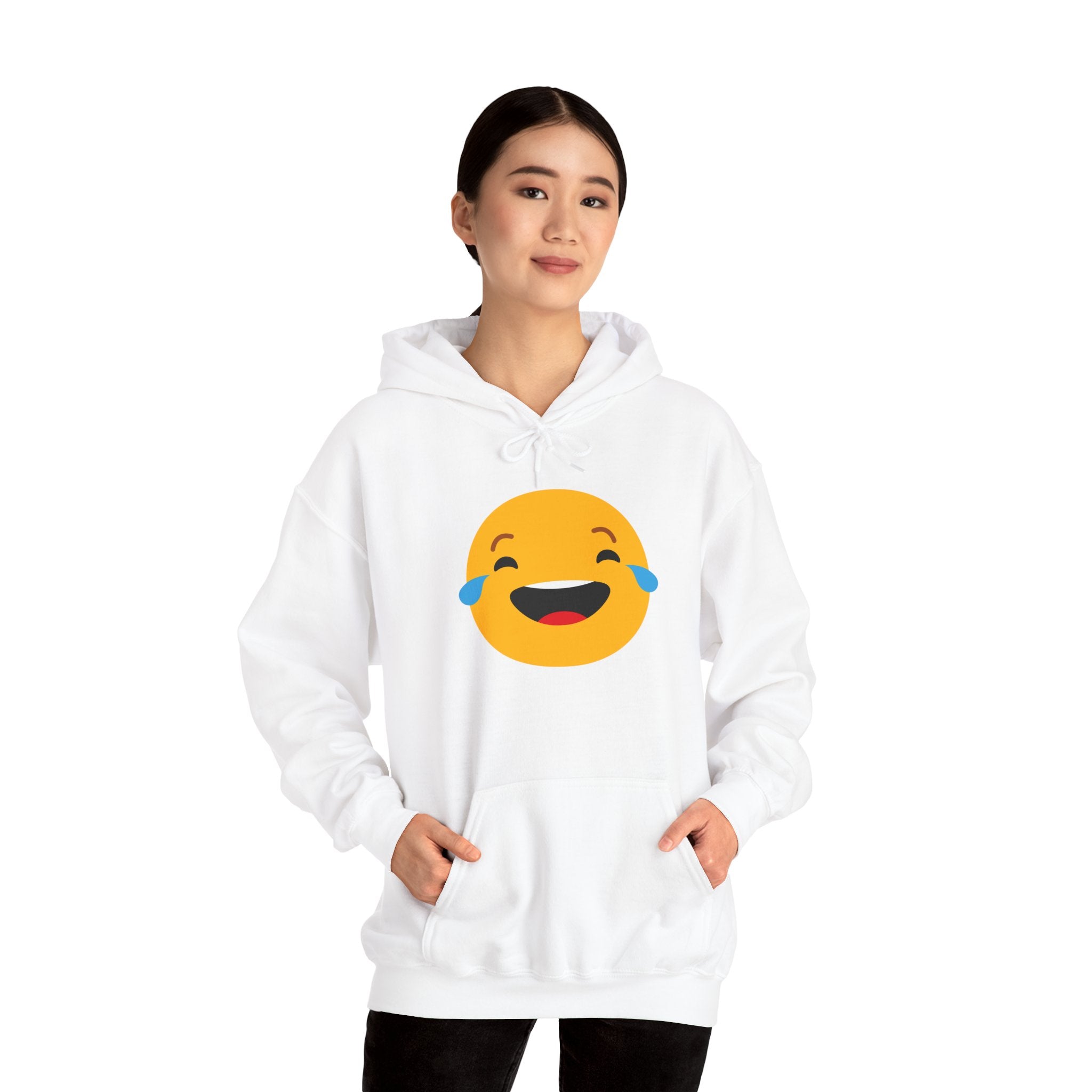 Funny Emoji Hooded Sweatshirt - Unisex Heavy Blend™